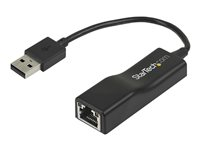 StarTech.com USB 2.0 to 10/100 Mbps Ethernet Network Adapter Dongle - USB Network Adapter - USB 2.0 Fast Ethernet Adapter - USB NIC (USB2100) - Netværksadapter - USB 2.0 - 10/100 Ethernet - sort USB2100