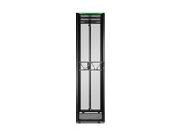 APC NetShelter SX Gen 2 - Rack kabinet - 2258 H x 600W x 1200D mm, med Sides - gulvstående - sort - 48U - 19" - TAA-kompatibel - for P/N: SMT1000RM1U, SMT750RM1U, SRTL10KRM4UT, SRTL5KRM2UI-HW, SRTL5KRM2UT-HW, SRTL8KRM4UT AR3307B2