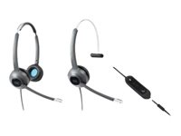 Cisco 522 Wired Dual - Headset - på øret - kablet - 3,5 mm jackstik CP-HS-W-522-USB=