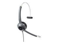 Cisco 521 Wired Single - Headset - på øret - kablet - 3,5 mm jackstik CP-HS-W-521-USB=