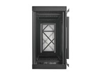 Eaton Tripp Lite Series SmartRack Wall-Mount Mini Rack Enclosure 6U Low-Profile Side-Mount Black - Rack kabinet - lavprofil, side-montering, mini - vægmonterbar - sort - 6U - 19" SRW6USM
