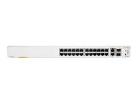 HPE Networking Instant On 1960 24G 2XGT 2SFP+ Switch - Switch - Administreret - 24 x 10/100/1000 + 2 x 10 Gigabit SFP+ + 2 x 100/1000/10GBase-T - monterbar på stativ - BTO JL806A#ABB