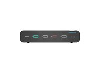 Belkin Universal Secure Dual-Head - 2nd Generation - KVM / audio-switch - 4 x KVM / audio - 1 lokalbruger - desktop - TAA-kompatibel F1DN204KVM-UNN4