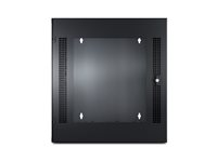 APC NetShelter WX - Rack - vægmonterbar - sort - 13U - 19" - for P/N: SUA1000RM2U, SUA1000RM2U-TU, SUA1000RMI2U AR100