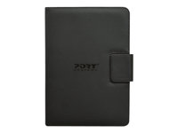 PORT MUSKOKA - Beskyttelsescover til tablet - polyuretan-læder - sort - 11" 201335