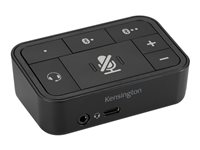Kensington Universal 3-in-1 Pro Audio Headset Switch - Headset-kontakt for headset - pantone-sort C K83300WW