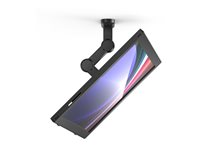 Compulocks Galaxy Tab S9 Ultra 14.6" Apex Enclosure Swing Wall Mount Black - Monteringssæt (vægmontering, indelukke) - for tablet - låsbar - metalramme - for Samsung Galaxy Tab S10 Ultra, Tab S11 Ultra, Tab S9 Ultra 827B146GUAPXB