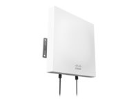 Cisco Meraki Dual-Band Patch Antenna (8/6.5 dBi Gain) - Antenne - 8 dBi, 6.5 dBi - retnings - udendørs, Til montering på væg, stangmontering, indendørs - for Cisco Meraki MR62, MR66, MR72, MR74, MR84 MA-ANT-25
