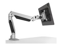 Compulocks Universal Invisible Mount Articulating Arm Mount - Monteringssæt (monteringsarm) - for notebook - sølv - monteringsgrænseflade: 100 x 100 mm - skrivebord 660REACHSMP01B