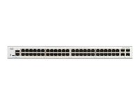 Cisco Catalyst 1200-48T-4G - Switch - L3 - smart - 48 x 10/100/1000Base-T + 4 x 1 Gigabit Ethernet SFP+ - monterbar på stativ C1200-48T-4G