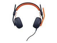 Logitech Zone Learn Wired On-Ear Headset for Learners, 3.5mm AUX - Hovedtelefoner med mik. - på øret - reserve - kablet - 3,5 mm jackstik 981-001372