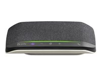 Poly Sync 10-M - Konferencetelefon håndfri - kablet - USB-A, USB-C - sølv - Certified for Microsoft Teams 77P34AA
