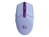 Logitech G G305 - Mus - optisk - 6 knapper - trådløs - 2.4 GHz - trådløs modtager (USB) - lilla 910-006023
