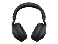 Jabra Evolve2 85 MS Stereo - Headset - fuld størrelse - Bluetooth - trådløs, kablet - aktiv støjfjerning - 3,5 mm jackstik - støjisolerende - sort - Certified for Microsoft Teams 28599-999-899