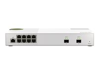 QNAP QSW-M2108-2S - Switch - Administreret - 2 x 10 Gigabit SFP+ + 8 x 2.5GBase-T - desktop QSW-M2108-2S