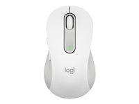 Logitech Signature M650 L for Business - Mus - højrehåndet - 5 knapper - trådløs - 2.4 GHz, Bluetooth - Logitech Logi Bolt USB-modtager - off-white 910-006349