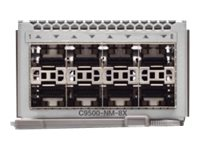 Cisco Catalyst 9500 Series Network Module - Ekspansionsmodul - 10 Gigabit SFP+ x 8 - for Catalyst 9500 C9500-NM-8X=