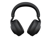Jabra Evolve2 85 MS Stereo - Headset - fuld størrelse - Bluetooth - trådløs, kablet - aktiv støjfjerning - 3,5 mm jackstik - støjisolerende - sort - Certified for Microsoft Teams 28599-999-889