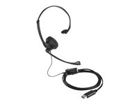 Kensington - Headset - på øret - kablet - USB-A - sort K80100WW