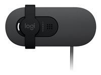 Logitech BRIO 105 - Webcam - farve - 2 MP - 1920 x 1080 - 1080p, 720p - audio - USB 960-001592