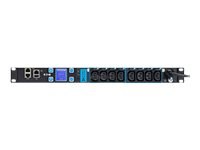 Eaton ePDU G3 Switched - Strømfordelingsenhed (rackversion) - AC 230 V - 1-faset - Ethernet 10/100, RS-232 - input: IEC 60320 C20 - output-stikforbindelser: 8 (power IEC 60320 C13) - 1U - 3 m ledning ESWH28