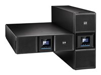 Eaton 9SX Gen2 9SX8KIG2 - UPS (rackversion) - AC 200/208/220/230/240/250 V - 8000 Watt - 8000 VA - 1-faset - 7 At - RS-232, USB - output-stikforbindelser: 13 - PFC - 4U - sort 9SX8KIG2