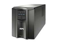 APC Smart-UPS SMT1500IC - UPS - AC 220/230/240 V - 1000 Watt - 1500 VA - RS-232, USB - output-stikforbindelser: 8 - sort - med APC SmartConnect SMT1500IC