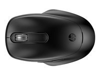 HP 515 - Mus - full size, ultrahurtigt genopladeligt - 5 knapper - trådløs - 2.4 GHz - trådløs modtager (USB) - sort 9C2F7AA#ABB