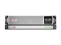 APC Smart-UPS On-Line Li-Ion 3000VA - UPS (stativ-monterbar / ekstern) - AC 230 V - 2700 Watt - 3000 VA - Ethernet 10/100, RS-232, USB - output-stikforbindelser: 8 - sort SRTL3000RMXLI-NC