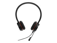 Jabra Evolve 30 II MS stereo - Headset - på øret - kablet - USB-C, USB-A - støjisolerende - Certified for Microsoft Teams 5399-823-369