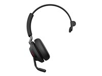Jabra Evolve2 65 MS Mono - Headset - på øret - konvertibel - Bluetooth - trådløs - USB-C - støjisolerende - sort - Certified for Microsoft Teams 26599-899-899