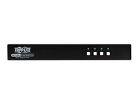 Tripp Lite Secure KVM Switch, 4-Port, Single Head, DisplayPort to DisplayPort, 4K, NIAP PP4.0, Audio, TAA - KVM / audio-switch - 4 x KVM / audio / USB - 1 lokalbruger - desktop - TAA-kompatibel - for P/N: P783-006, P783-010, UR022-001, UR030-006, WEXT1G, WEXT2G B002-DP1A4-N4
