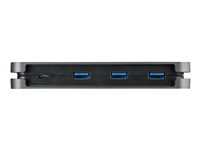 StarTech.com 4 Port USB C Hub - 3x USB-A/1xUSB-C - 5Gbps USB 3.0 Type-C Hub (3.2 Gen 1) - Bus Powered - 11.2" Cable w/ Cable Management (HB30CM3A1CB) - Hub - 3 x USB 3.2 Gen 1 + 1 x USB-C 3.2 Gen 1 - desktop HB30CM3A1CB