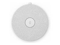 Logitech Rally Mic Pod - Mikrofon - hvid - Skype Certified, Zoom Certified, Cisco Webex Certified - for Rally Bar, Plus; Room Solution Large 952-000038