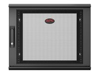 APC NetShelter WX AR109SH6 - Kabinet - vægmonterbar - sort - 9U - 19" AR109SH6