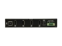 Eaton Tripp Lite series 4-Port Rugged Industrial USB 2.0 Hi-Speed Hub w 15KV ESD Immunity Metal Mountable - Hub - 4 x USB 2.0 - DIN monterbar på skinne, væg-monterbar U223-004-IND