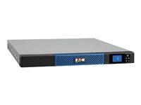 Eaton 5P 1550VA 1100W 230V Line-Interactive UPS, C14 Input, 6 C13 Outlets, Lithium-ion Battery, True Sine Wave, Cybersecure Network Card Option, 1U Battery Backup - UPS (rackversion) - AC 200/208/220/230/240 V - 1100 Watt - 1550 VA - RS-232, USB - output-stikforbindelser: 6 - 1U - sort, blå 5P1550GR-L