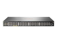 HPE Aruba 2930F 48G PoE+ 4SFP - Switch - L3 - Administreret - 48 x 10/100/1000 (PoE+) + 4 x Gigabit SFP (uplink) - monterbar på stativ - PoE+ (370 W) JL262A#ABB
