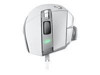 Logitech G G502 X - Mus - optisk - kablet - USB - hvid 910-006146