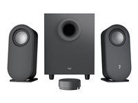 Logitech Z407 - Android Edition - højttalersystem - til PC - 2.1-kanal - trådløs - Bluetooth - USB - 40 Watt (Total) - grafitgrå 980-001348