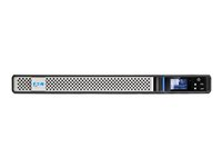 Eaton 5P 650iR - Gen 2 - UPS (rackversion) - AC 200/208/220/230/240 V - 520 Watt - 650 VA - 1-faset - 9 At - RS-232, USB - output-stikforbindelser: 4 - 1U - 19" - sort/sølv - med Network Card-MS 5P650IRNG2