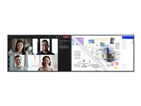 NEC 65" Dual Collaboration Room System - Videokonferencepakke - med NEC MultiSync M651 IGB ikke-berøring 40001571