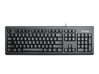 Kensington ValuKeyboard - Tastatur - USB - UK - sort 1500109