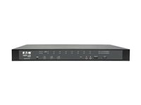 Eaton Tripp Lite series 16-Port Cat5 KVM over IP Switch with Virtual Media - 1 Local & 1 Remote User, 1U Rack-Mount, TAA - KVM switch - 16 x KVM port(s) - 1 lokalbruger - 2 IP-brugere - monterbar på stativ - regering GSA - TAA-kompatibel B064-016-01-IPG