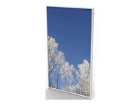 HI-ND - Komponenter til montering (front cover) - for fladt panel - pulverbelagt metal - hvid, RAL 9003 - skærmstørrelse: 55" - kiosk FC5500-0101-01