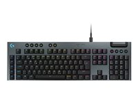 Logitech G G915 X - Tastatur - bagbelyst - USB - QWERTY - nordisk (dansk/finsk/norsk/svensk) - tastkontakt: GL Tactile - sort 920-012940