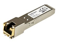 StarTech.com Cisco GLC-T Compatible SFP Module, 1000BASE-T, SFP to RJ45 Cat6/Cat5e, 1GE Gigabit Ethernet SFP, RJ-45 (Copper) 100m, Cisco Firepower, ASR920, IE2000 Mini GBIC Transceiver - Lifetime Warranty (GLCTST) - SFP (mini-GBIC) transceiver modul (svarende til: Cisco GLC-T) - 1GbE - 1000Base-T - RJ-45 - op til 100 m GLCTST