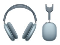 Apple AirPods Max - 2. generation - hovedtelefoner med mik. - fuld størrelse - Bluetooth - trådløs - aktiv støjfjerning - blå MWW63DN/A