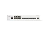 Cisco Catalyst 1300-16XTS - Switch - L3 - smart - 8 x 10GBase-T + 8 x 10 Gigabit SFP+ - monterbar på stativ C1300-16XTS