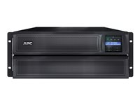 APC Smart-UPS X 3000 Rack/Tower LCD - UPS (stativ-monterbar / ekstern) - AC 208/230 V - 2700 Watt - 3000 VA - 1-faset - Ethernet 10/100, RS-232, USB - output-stikforbindelser: 12 - 4U - sort - med APC UPS Network Management Card AP9631 SMX3000HVNC